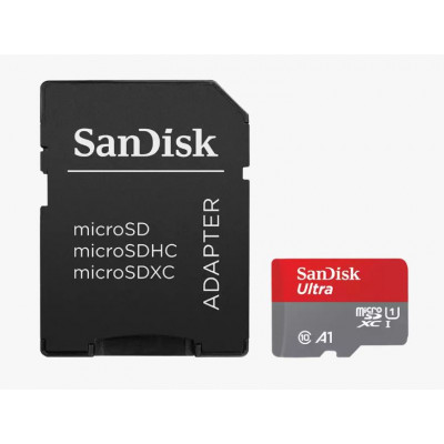 SanDisk 64GB Ultra microSDXC 140MB&#47;s+SD Adapter