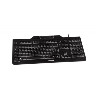 CHERRY KC 1000 SC toetsenbord USB QWERTZ Zwitsers Zwart