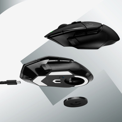 Logitech G G502 X Lightspeed mouse Right-hand RF Wireless Optical 25600 DPI