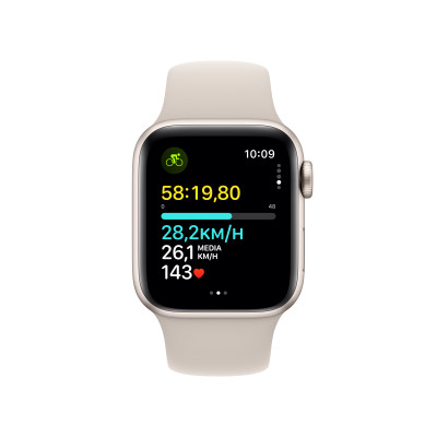 Apple Watch SE OLED 40 mm Digitaal 324 x 394 Pixels Touchscreen 4G Beige Wifi GPS