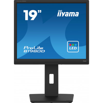 19" LCD, 1280 x 1024, TN Panel, LED Bl., Pivot, Height Adjust, VGA, DVI-D, 250 cd/m², 12.000.000:1 ACR, 5ms