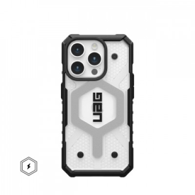Urban Armor Gear Pathfinder Magsafe mobile phone case 15.5 cm (6.1") Cover Black, Transparent