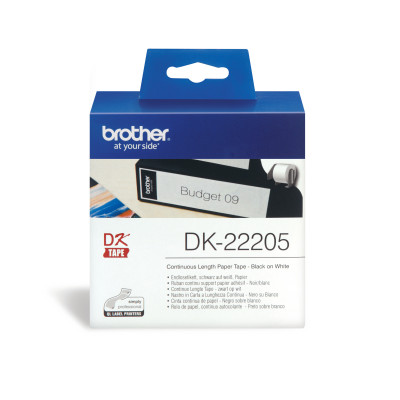 BROTHER SUPPLIES Label roll&#47;white 62mmx30.48m f QL-series