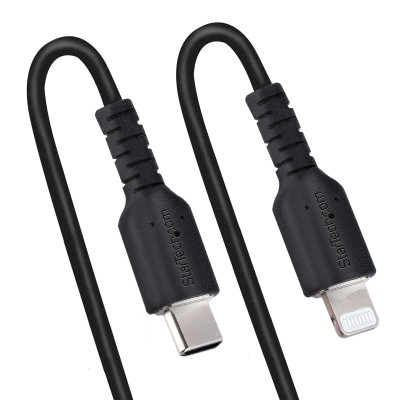 StarTech USB C to Lightning Cable 1m&#47;3ft Coiled