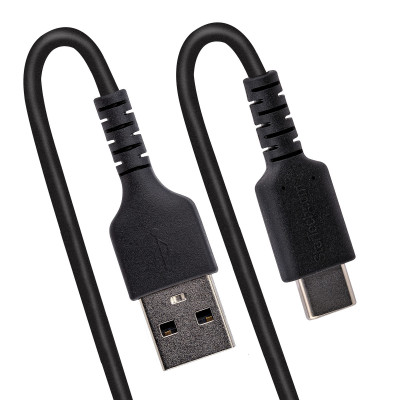 StarTech 3ft USB A to C Charging Cable Coiled M&#47;M