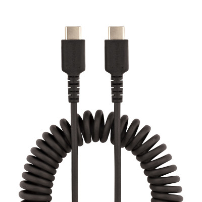 StarTech 20in USB C Charging Cable Coiled M&#47;M
