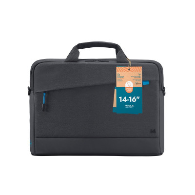 Mobilis Trendy Briefcase 14-16i Black - 35% RECYCLED