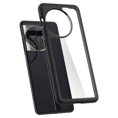 Spigen ACS05803 mobiele telefoon behuizingen 17 cm (6.7") Clutch case/hoesje Zwart, Transparant