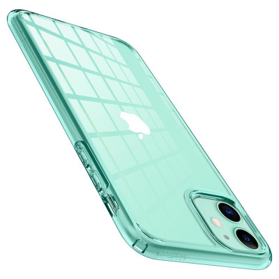 Spigen ACS00406 mobiele telefoon behuizingen 15,5 cm (6.1'') Hoes Groen, Transparant