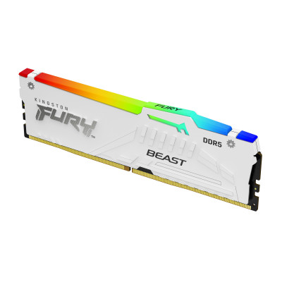 64GB 5600MT/s DDR5 CL40 DIMM (kit of 2)FURY Beast White RGB