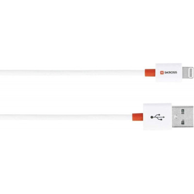Skross Charge'n Sync Lightning USB, white, retail packaging 2m - Cables