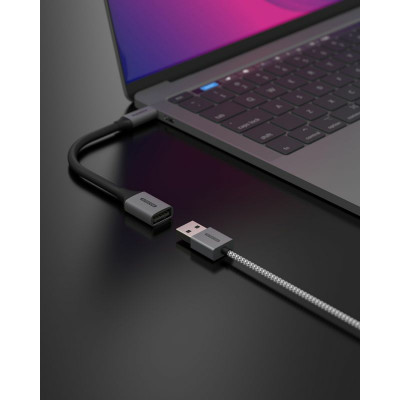 USB-C to USB-A adapter with cable