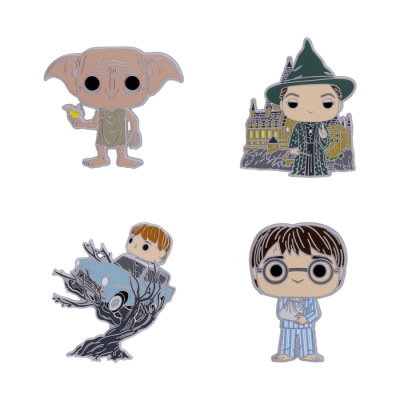 Funko Pop! Pin: Harry Potter and the Chamber of Secrets 20th Anniversary - Characters Pin Set