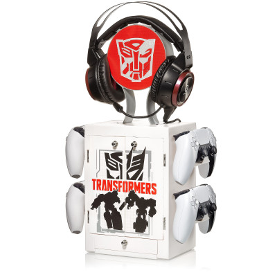 Numskull - Transformers Inspired Gaming Locker voor 4 Controllers - 10 Games - Koptelefoon