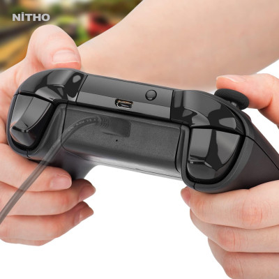 Nitho - Zwarte Dubbele Oplader voor Xbox One-controllers