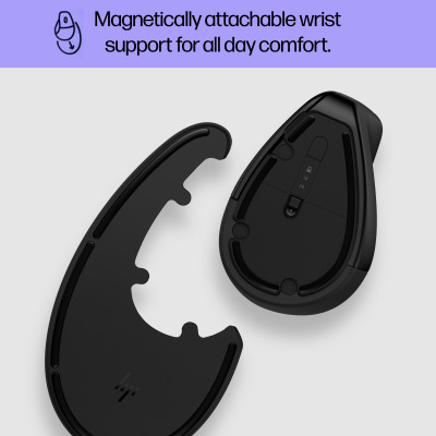 HP 920 Ergonomic Vertical Mouse muis Rechtshandig Bluetooth + USB Type-A 4000 DPI