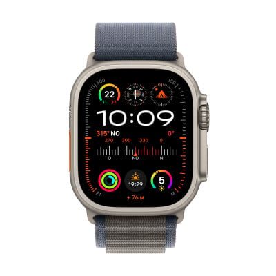 Apple Watch Ultra 2 OLED 49 mm Digitaal 410 x 502 Pixels Touchscreen 4G Titanium Wifi GPS