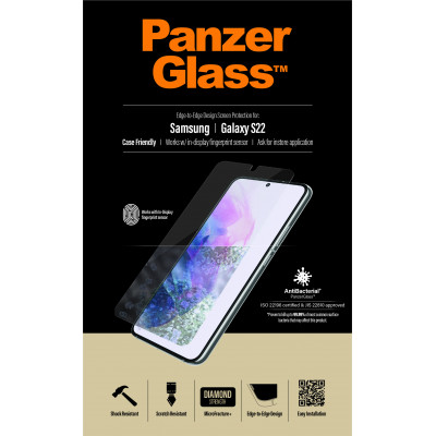 Panzerglass Samsung Galaxy New S - Black CF - Anti-Bacterial