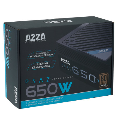 AZZA PSAZ-650W 650w 80+ bronze ATX