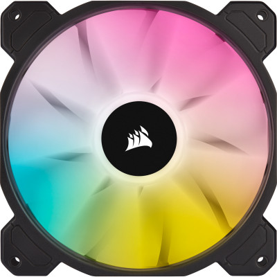 Corsair SP Series SP140 RGB ELITE 140mm RGB LEDFan with AirGuide Dual Pack with Lighting Node CORE
