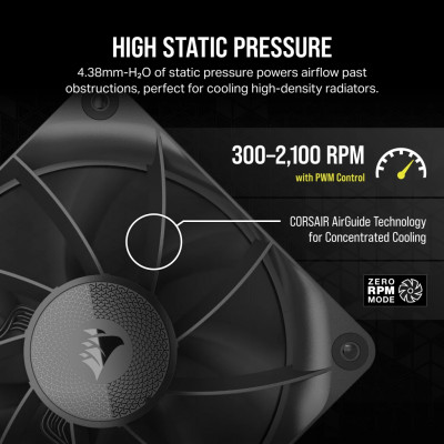 Corsair CORSAIR RX Series iCUE LINK RX120 120mmFan Single Fan