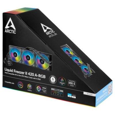 ARCTIC Liquid Freezer II 420 A-RGB Intel/AMD CPU Black