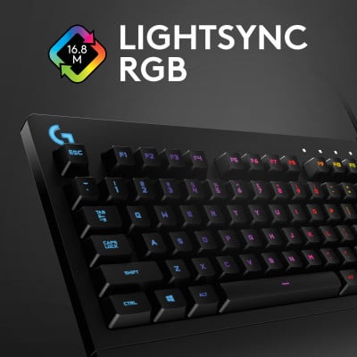 Logitech G G213 Prodigy Gaming keyboard USB QWERTZ Swiss Black