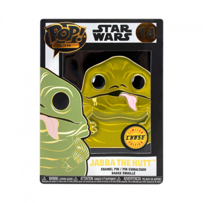 Funko Pop! Pin: Star Wars - Jabba The Hutt (Kans op Chase)