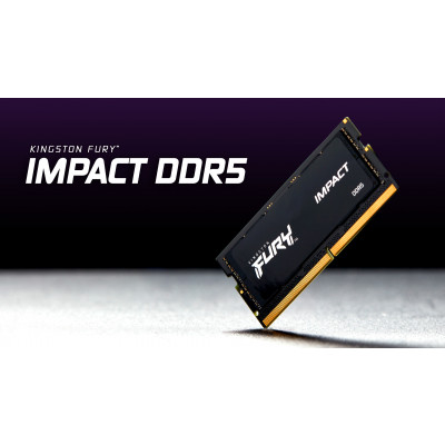 Kingston 16GB 6000MT/s DDR5 CL38 SODIMM FURY Impact XMP