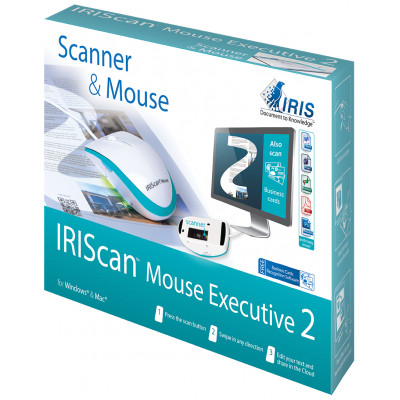 I.R.I.S. IRISCan Mouse Executive 2 Muisscanner 400 x 400 DPI A3 Blauw, Wit