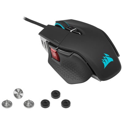 Corsair M65 RGB ULTRA Gaming Mouse  Backlit RGBLED  Optical  Silver ALU  Black  (CH-9309411-EU2)