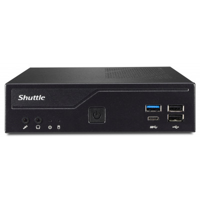 Shuttle XP? slim PC/workstation barebone 1 3L maat pc Zwart LGA 1700 : 1 3L maat pc Zwart 2 SO-DIMM Maximum intern geheugen