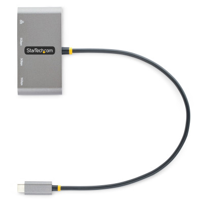 StarTech 3-Port USB-C Hub with Ethernet Portable
