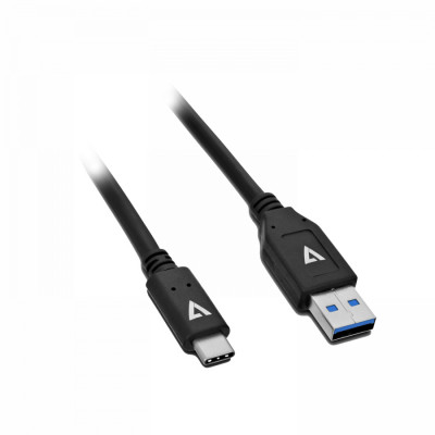 V7 V7U2AC-2M-BLK-1E USB-kabel USB 2.0 USB A USB C Zwart