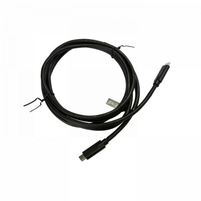 V7 V7UCC-2M-BLK-1E USB-kabel USB C Zwart