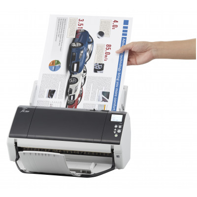 Fujitsu fi-7460 ADF-/handmatige invoer scanner 600 x 600 DPI A3 Grijs, Wit