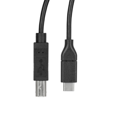 StarTech.com USB2CB50CM USB-kabel 0,5 m USB 2.0 USB C USB B Zwart