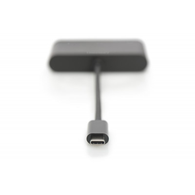 Digitus DA-70855 hub & concentrateur USB 3.2 Gen 1 (3.1 Gen 1) Type-C 5000 Mbit/s Noir