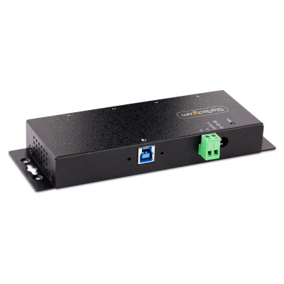 StarTech.com 5G4AINDNP-USB-A-HUB interface hub USB 3.2 Gen 1 (3.1 Gen 1) Type-B 5000 Mbit/s Zwart