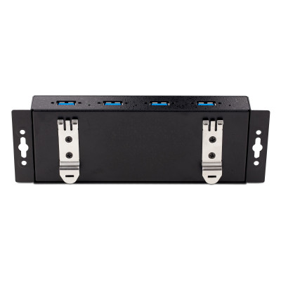 StarTech.com 5G4AINDNP-USB-A-HUB hub & concentrateur USB 3.2 Gen 1 (3.1 Gen 1) Type-B 5000 Mbit/s Noir