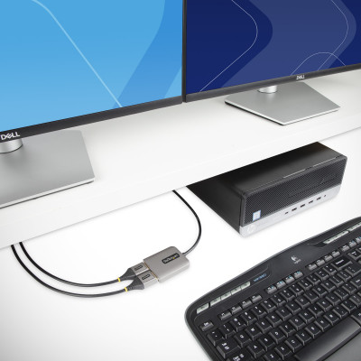 StarTech.com MST14DP122DP câble vidéo et adaptateur 0,3 m 2 x DVI Gris