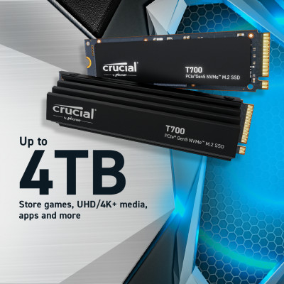Crucial Crucial T700 2TB PCIe Gen5 NVMe M.2 SSD