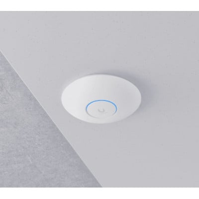 Ubiquiti Ceiling-mount WiFi 7 AP with  6 GHz support, 2.5 GbE  uplink, and 9.3 Gbps over-the-air speed