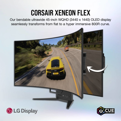 Corsair Xeneon Flex 45WQHD240 45i OLED 240Hz 21:9 buigbare Gaming Monitor