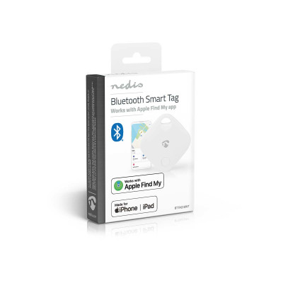 Nedis BTTAG10WT sleutelvinder Bluetooth Wit