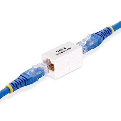 StarTech.com IN-CAT6-COUPLER-U1 tussenstuk voor kabels RJ-45 Wit
