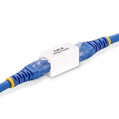 StarTech.com IN-CAT6-COUPLER-U1 tussenstuk voor kabels RJ-45 Wit