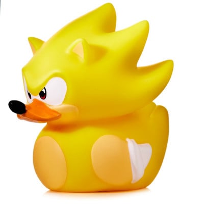 Numskull - Mini TUBBZ Bath Duck - Sonic the Hedgehog - Super Sonic (Bathtub Edition) - 8cm