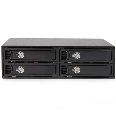 StarTech.com SATSASBP425 drive bay panel 13.3 cm (5.25") Storage drive tray Black