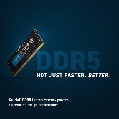 Crucial SORAM D5 5200 48GB CL46 - 48 GB geheugenmodule 1 x 48 GB DDR5 5600 MHz ECC